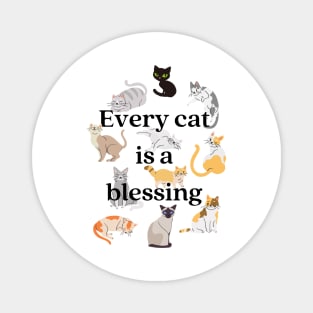 Every Cat is A Blessing Magnet